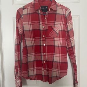 American Eagle Plaid Top